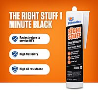 PERMATEX RTV Silicone Gasket Maker, Sensor-Safe Oil-Resistant