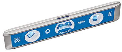 EMPIRE EM75.10 True Blue Magnetic Torpedo Level - 10 in, 3 Vials, Blue