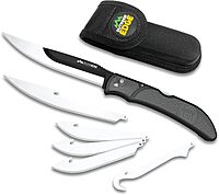 OUTDOOR EDGE RazorBone Replaceable Blade Folding Hunting Knife Kit, 6-Blade Combo