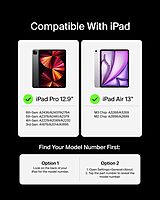 Belkin Pro Keyboard Case with Magnetic Stand, Backlit Bluetooth Keyboard, Trackpad & Apple Pencil Storage