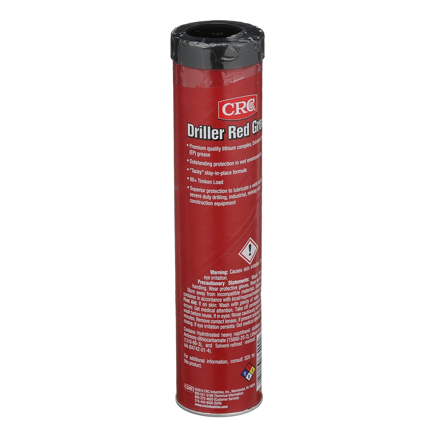 Driller Red Grease Ext Pressure, 14 oz Cartridge - Lithium Complex
