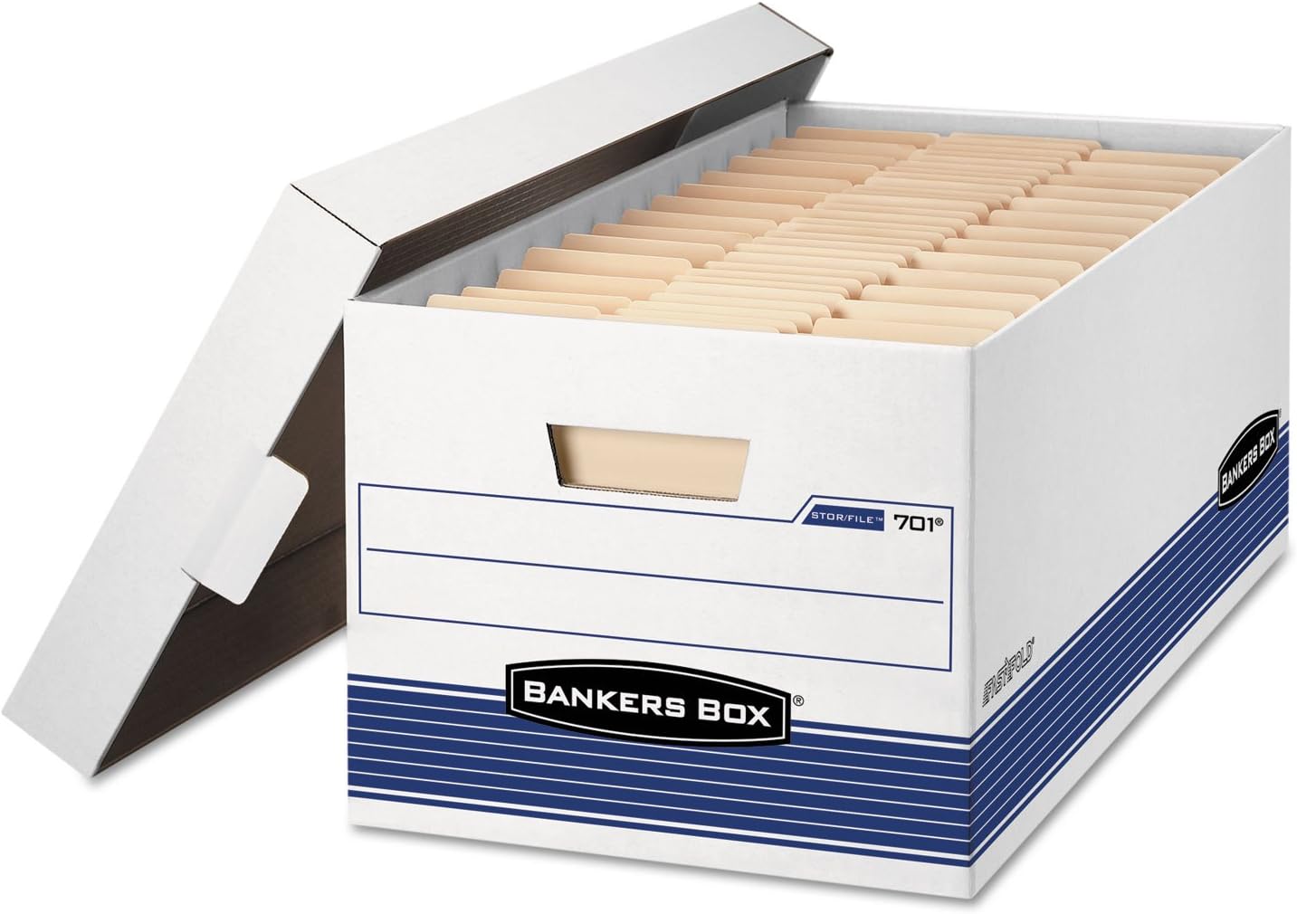 Bankers Box 00702 Stor/File Storage Boxes,W/Lid,Legal,15-Inch x24-Inch x10-Inch,12/CT,WE/BE