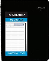 AT-A-GLANCE DayMinder Four Person Daily Appointment Book