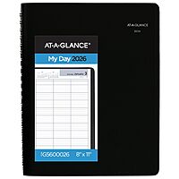 AT-A-GLANCE DayMinder Four Person Daily Appointment Book