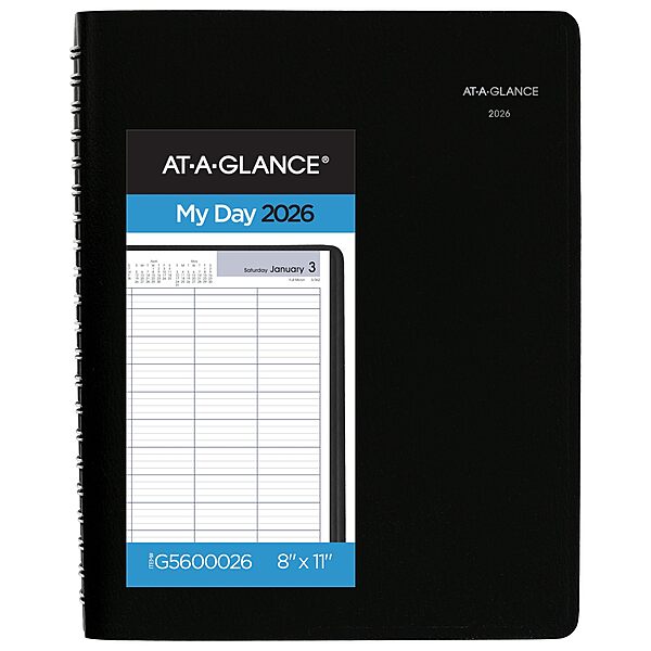 AT-A-GLANCE DayMinder Four Person Daily Appointment Book