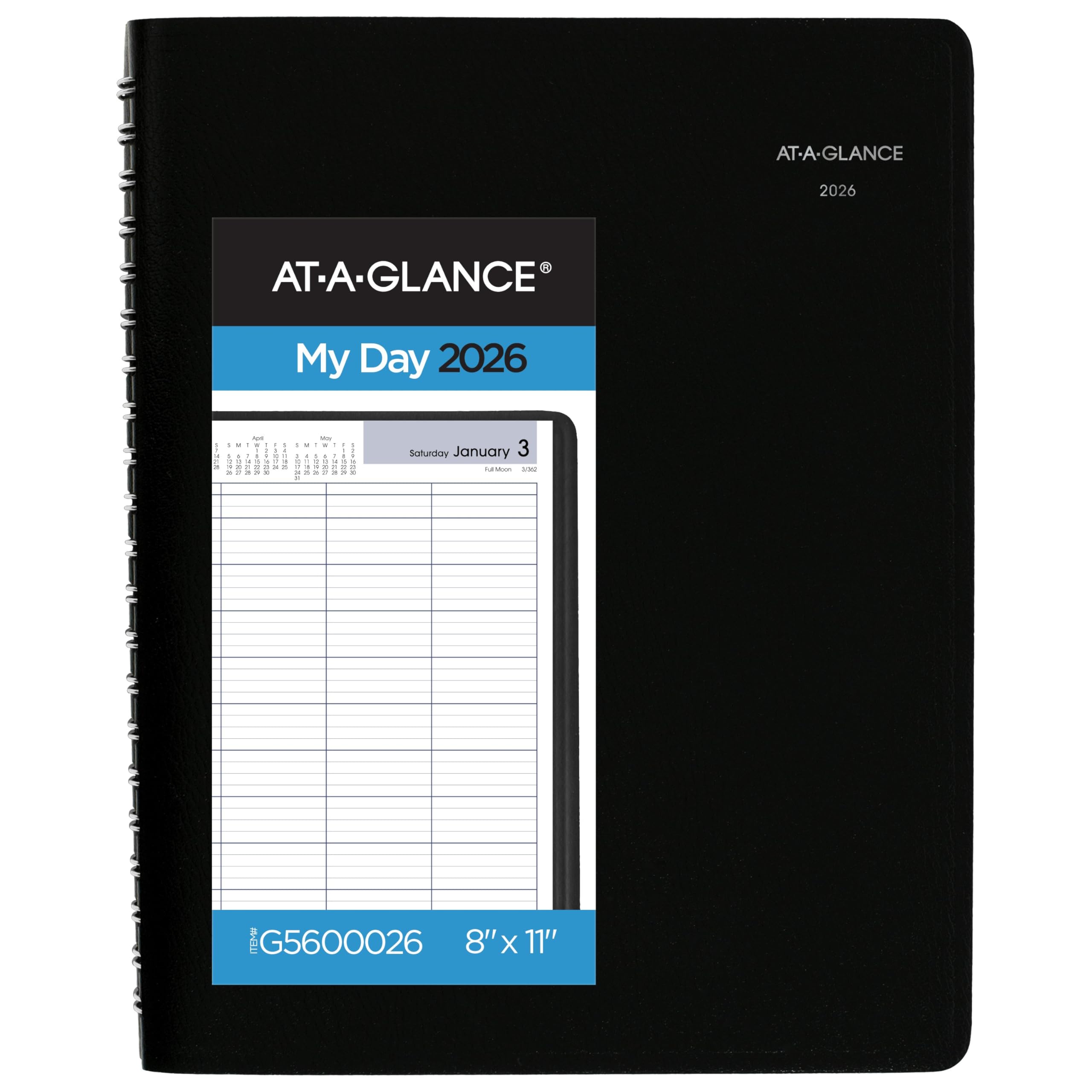 AT-A-GLANCE DayMinder Four Person Daily Appointment Book