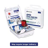 First Aid Only 90566 ANSI B 2015 and OSHA Compliant First Aid Kit, 50-Person Emergency First Aid Kit for Business, Home, Car, and Worksites, 199 Pieces