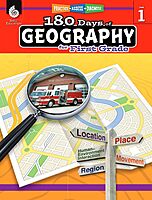 180 Days™: Social Studies, Geography for 1st Grade Practice Workbook for Classroom and Home