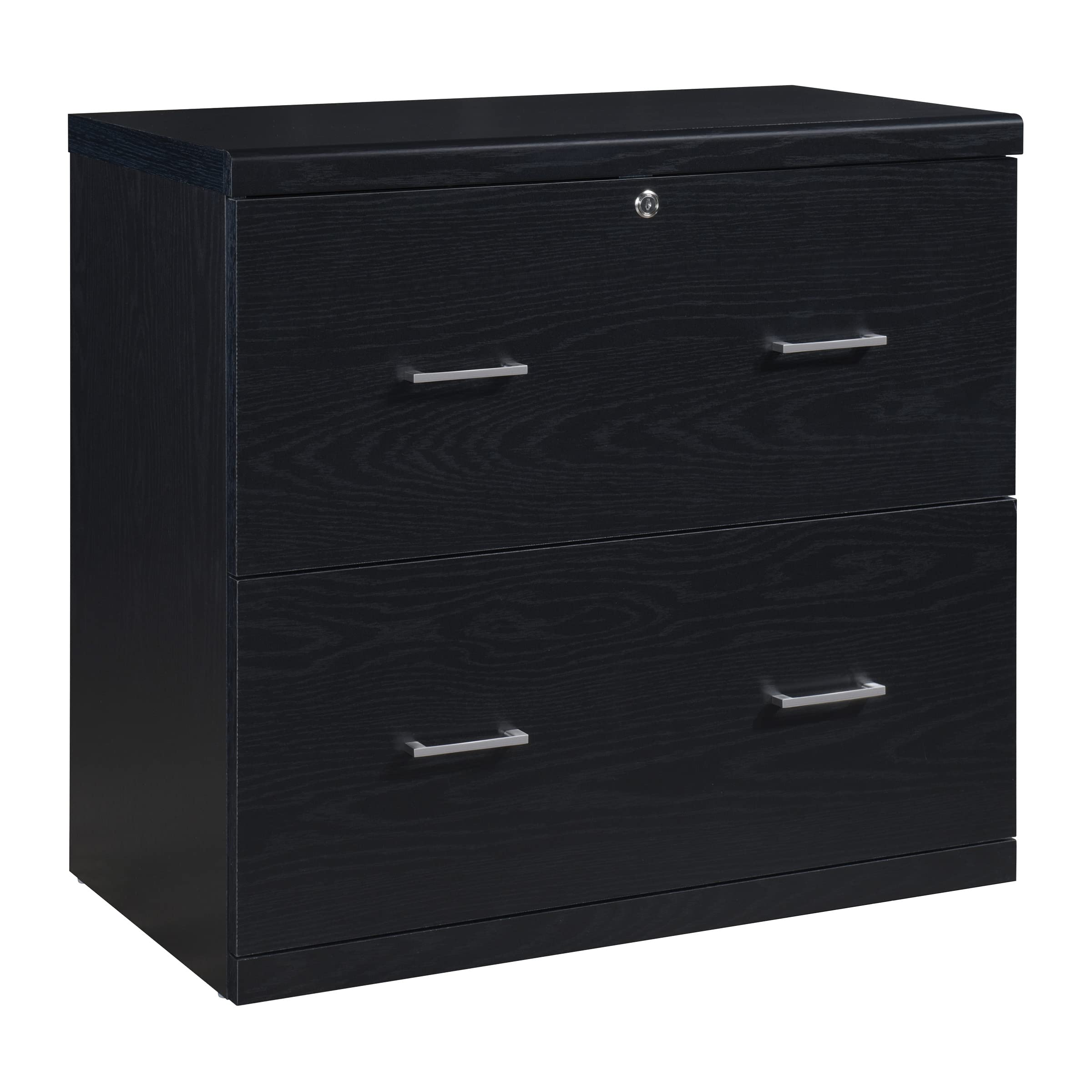 Office Star Alpine 2-Drawer Lateral File Cabinet with Lockdowel Fastening System