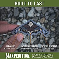 MAXPEDITION 3D PVC Morale Patch (Military/Patriotic)