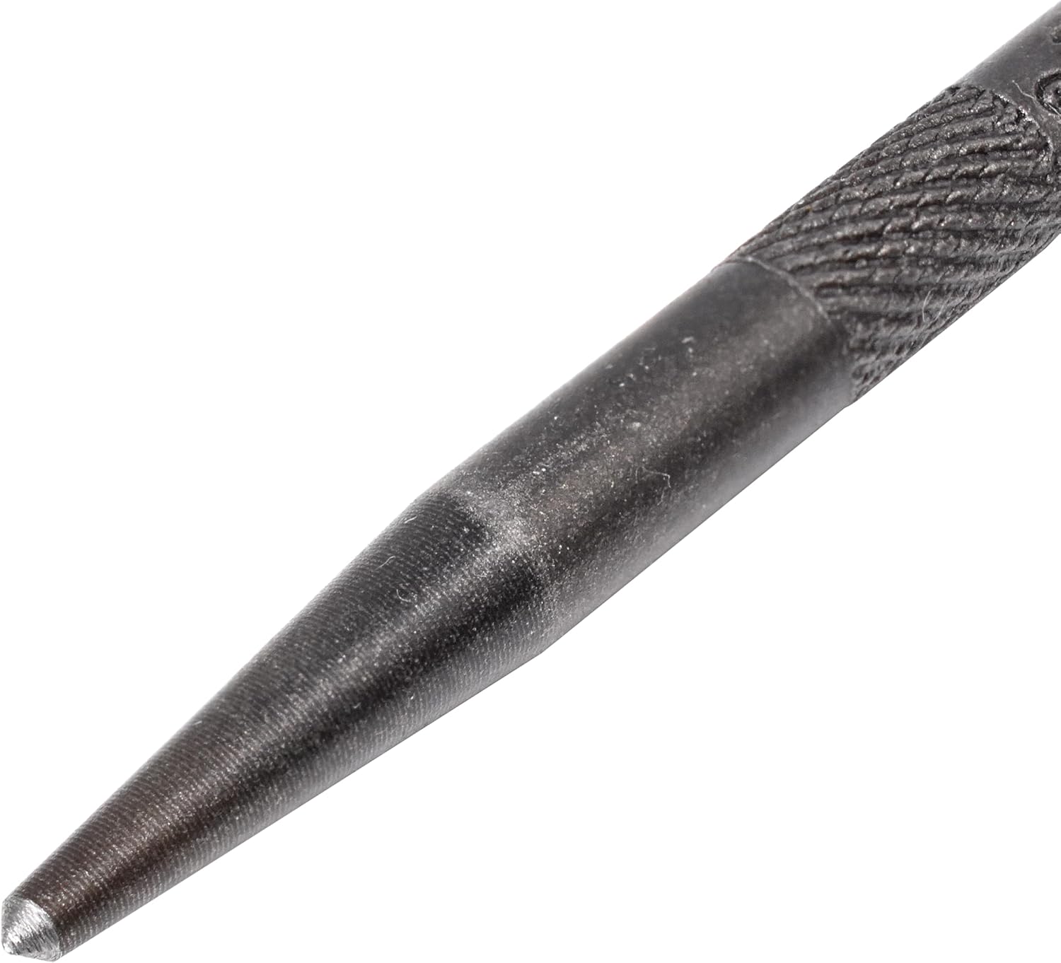 Mayhew Tools Knurled Center Punch, Black Oxide Finish