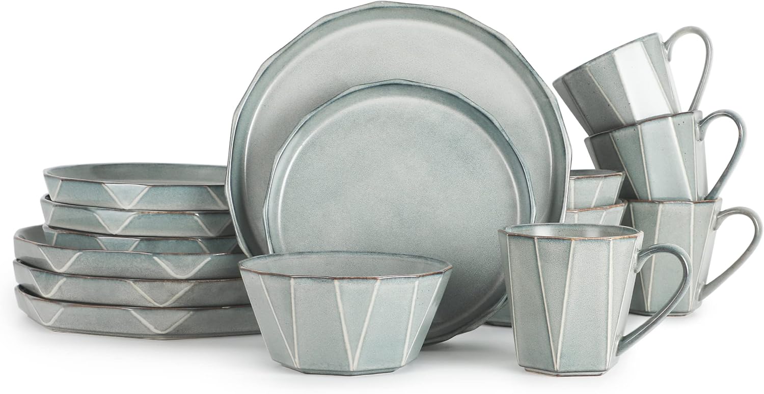 TABLE 12 16-Piece Dinnerware Set, Service for 4