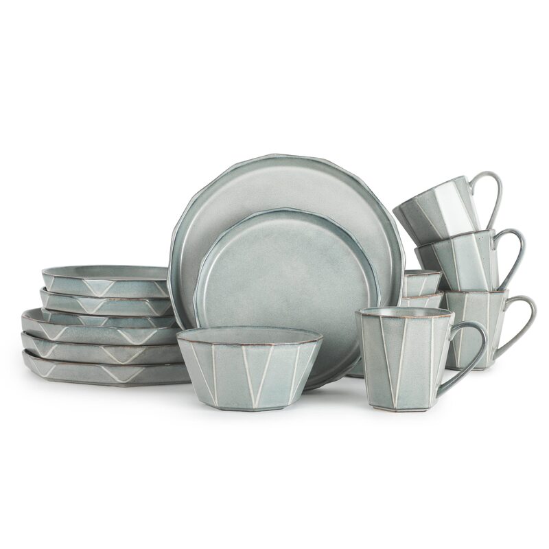 TABLE 12 16-Piece Dinnerware Set, Service for 4