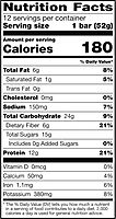 RXBAR Protein Bars, Protein Snack, Snack Bars, Blueberry, 22Oz Box (12 Bars) 12 Count