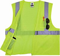 Ergodyne GloWear 8256Z Self-Extinguishing Hi-Vis Safety Vest - Type R Class 2