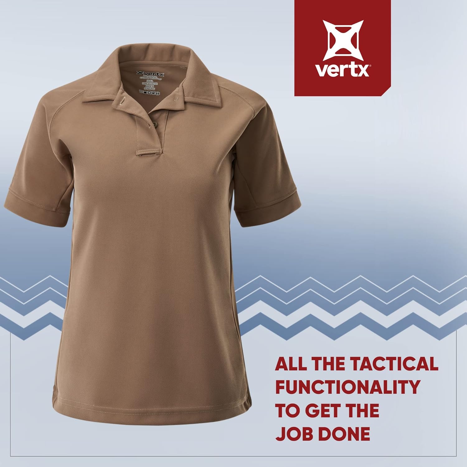 Vertx Women's Coldblack Short Sleeve Polo Shirt - Breathable, Moisture-Wicking, UV Protection