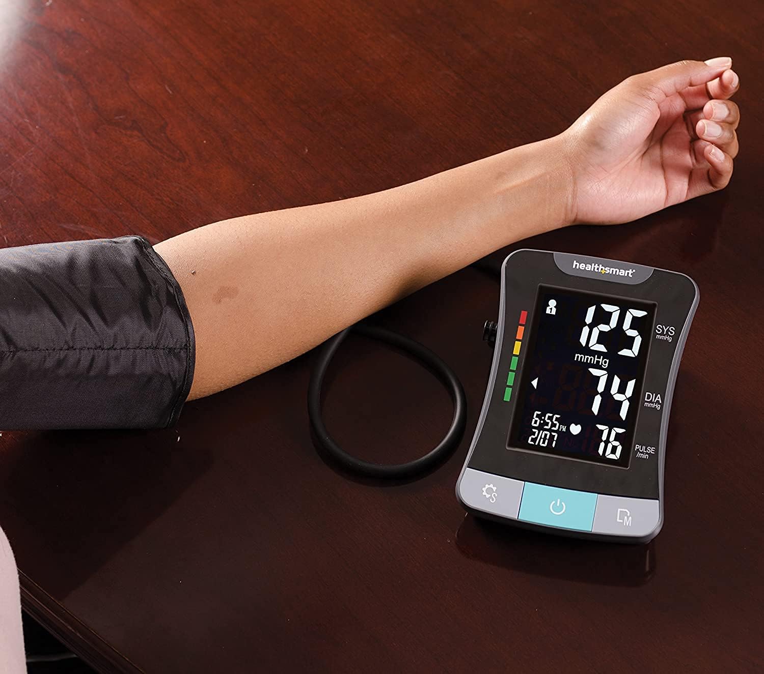 HealthSmart Digital Blood Pressure Monitor (Upper Arm & Wrist)