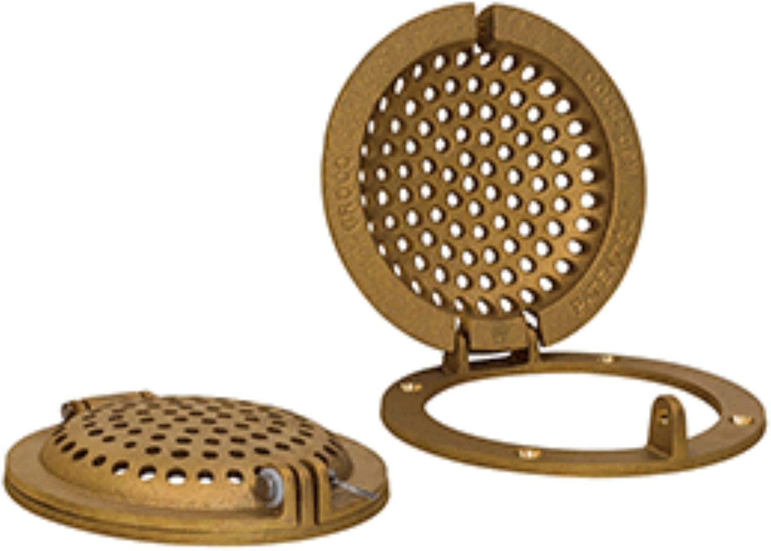 GROCO Bronze Round Hull Strainer w/Access Door f/Up To 2" Thru-Hull