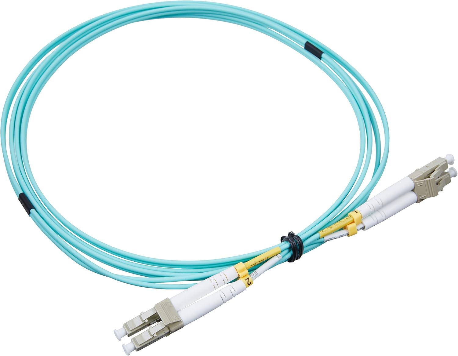 Add-On Computer Products Add-On Computer 2m Laser Optimized Multi-Mode Fiber Duplex LC/LC OM3 Aqua Patch Cable