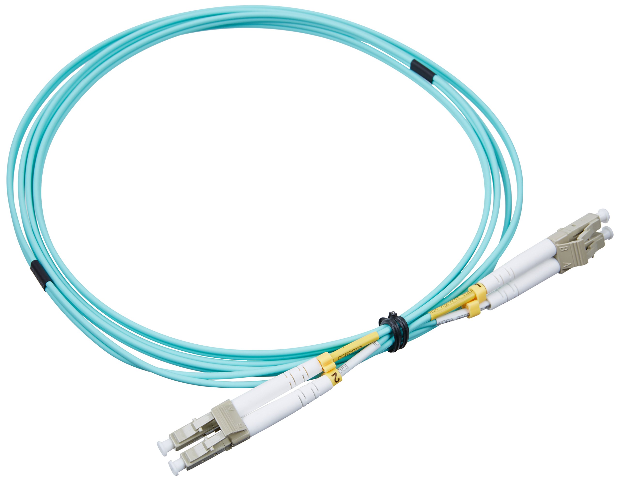 Add-On Computer Products Add-On Computer 2m Laser Optimized Multi-Mode Fiber Duplex LC/LC OM3 Aqua Patch Cable