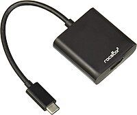 Rocstor Y10C129-B1 Premium USB-C to HDMI Adapter M/F – 6" - 4K 60Hz - for Chromebook, MacBook