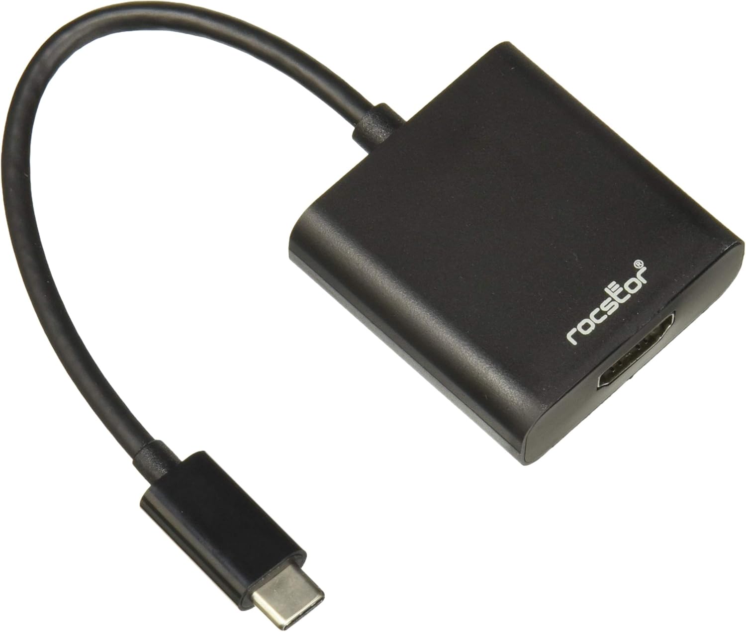Rocstor Y10C129-B1 Premium USB-C to HDMI Adapter M/F – 6" - 4K 60Hz - for Chromebook, MacBook