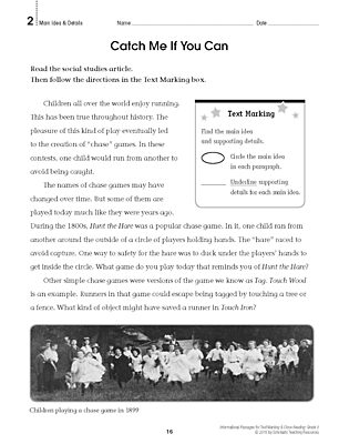 Informational Passages for Text Marking & Close Reading: Grade 3: 20 Reproducible Passages With Text-Marking Activities That Guide Students to Read Strategically for Deep Comprehension