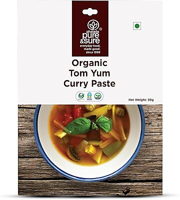 PURE&SURE - ORGANIC TOM YUM PASTE 50GM
