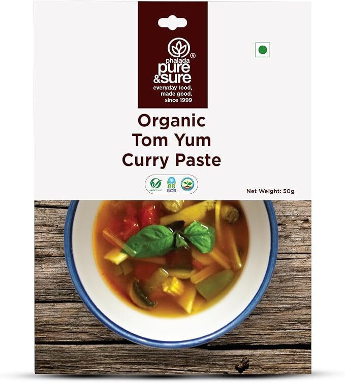 PURE&SURE - ORGANIC TOM YUM PASTE 50GM