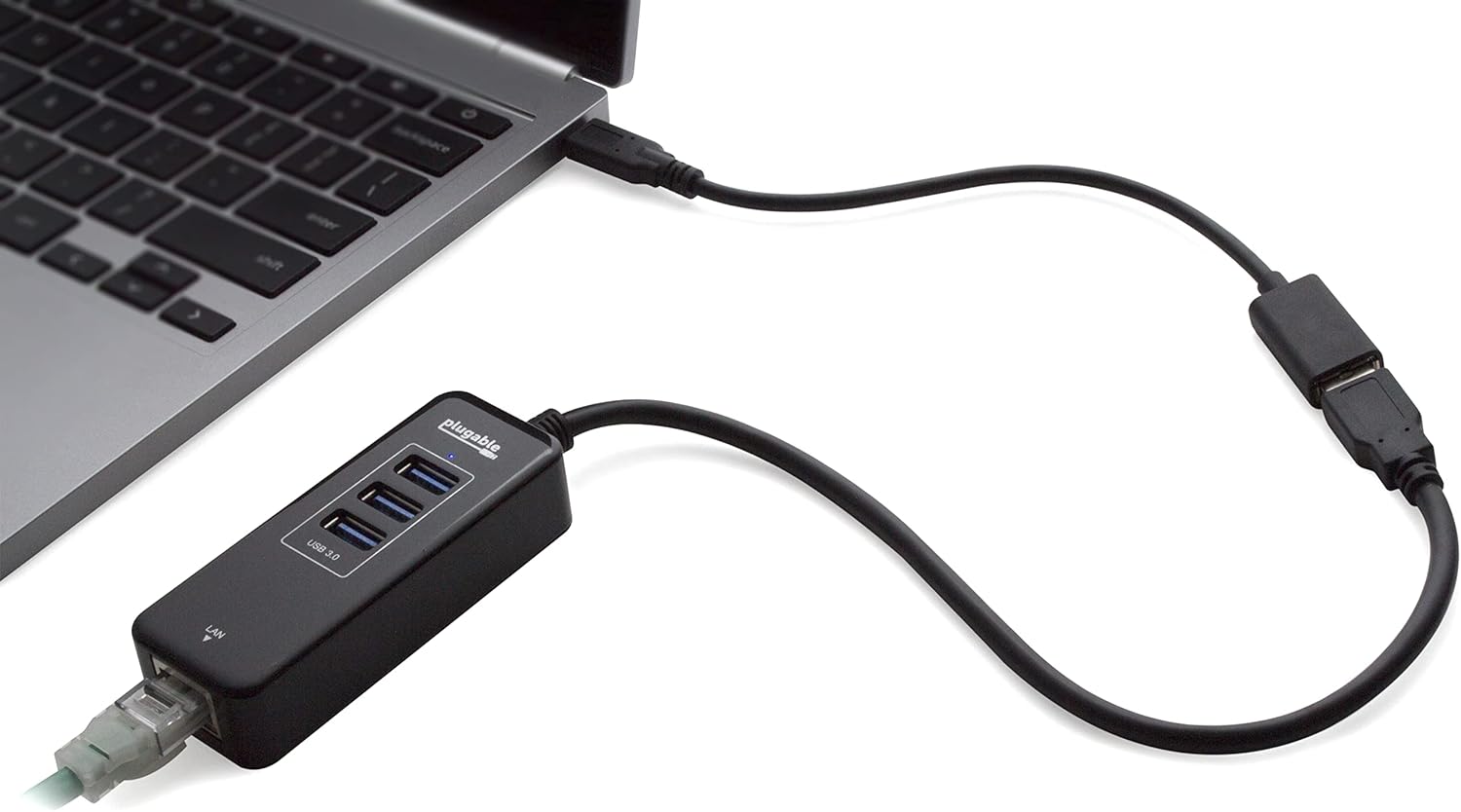 Plugable USB C to USB Adapter Cable with Driverless Technology, Enables Connection of USB Type C Laptop, Tablet