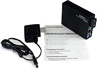 StarTech.com Multimode SC Fiber Media Converter - Ethernet to SC