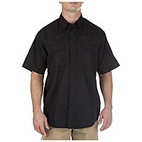 5.11 Tactical Mens Taclite Pro Button Down Short Sleeve Shirt with Pockets, Style 71175ABR