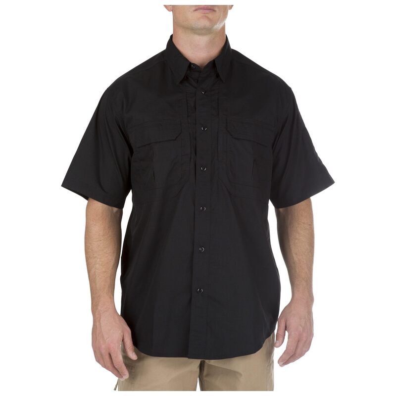 5.11 Tactical Mens Taclite Pro Button Down Short Sleeve Shirt with Pockets, Style 71175ABR