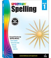 Spectrum Spelling Workbook Grade 1, Ages 6 to 7, 1st Grade Spelling Workbooks, Phonics and Handwriting Practice with Alphabet Letters, Vowels, and ... First Grade Workbook - 184 Pages (Volume 28)