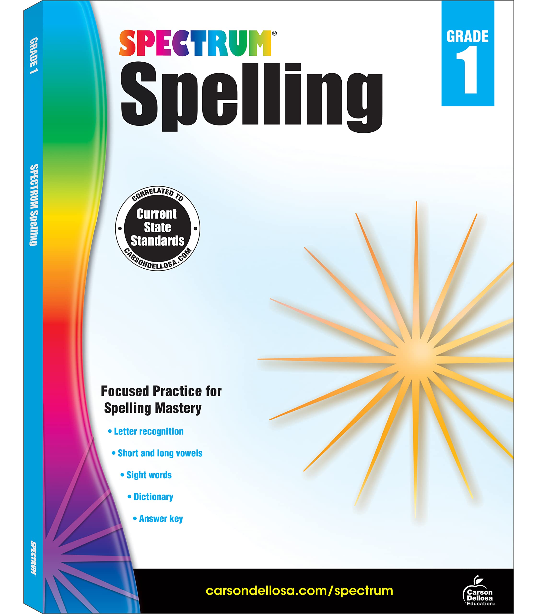 Spectrum Spelling Workbook Grade 1, Ages 6 to 7, 1st Grade Spelling Workbooks