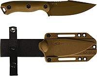 KA-BAR Becker Harpoon BK18 Fixed Blade Knife, 4.5in, Tan