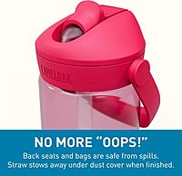 CAMELBAK Thrive Flip Straw Kids Bite Valve Water Bottle 14oz Tritan Renew