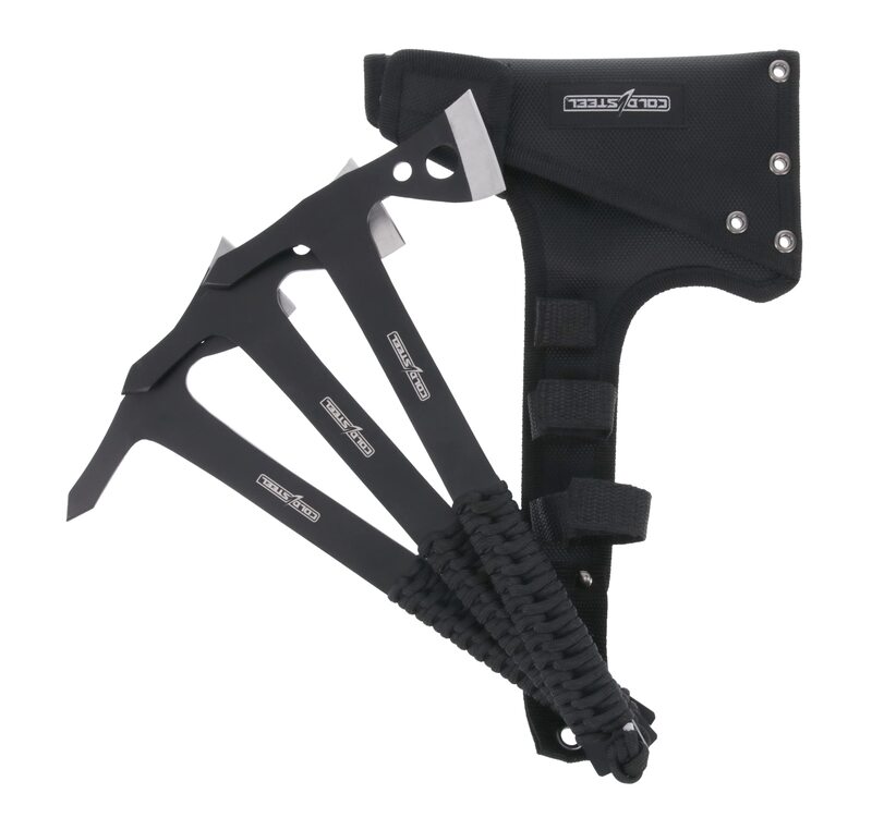 Cold Steel / 1.75in Throwing Axes w/Nylon Sheath-3pk