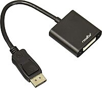 Rocstor DisplayPort to DVI Adapter - 7.90in DisplayPort/DVI Video Cable - Y00DVIBK