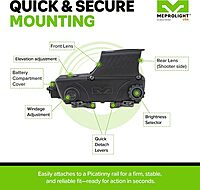 MEPROLIGHT MEPRO RDS PRO V2 Mil-Spec Electro Optic Red Dot Sight