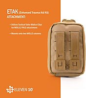 ELEVEN 10 ETAK (Enhanced Trauma Aid Kit) MOLLE Med Pouch