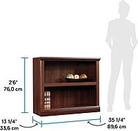 Sauder Select 2-Shelf Engineered Wood Bookcase