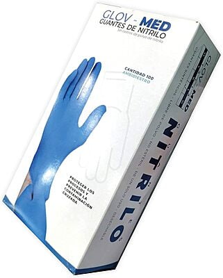 Guante Nitrilo Grande caja con 100 piezas Guante Nitrilo Grande caja con 100 piezas