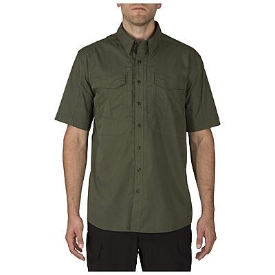 5.11 Tactical Mens Stryke Button Down Short Sleeve Shirt with Pockets