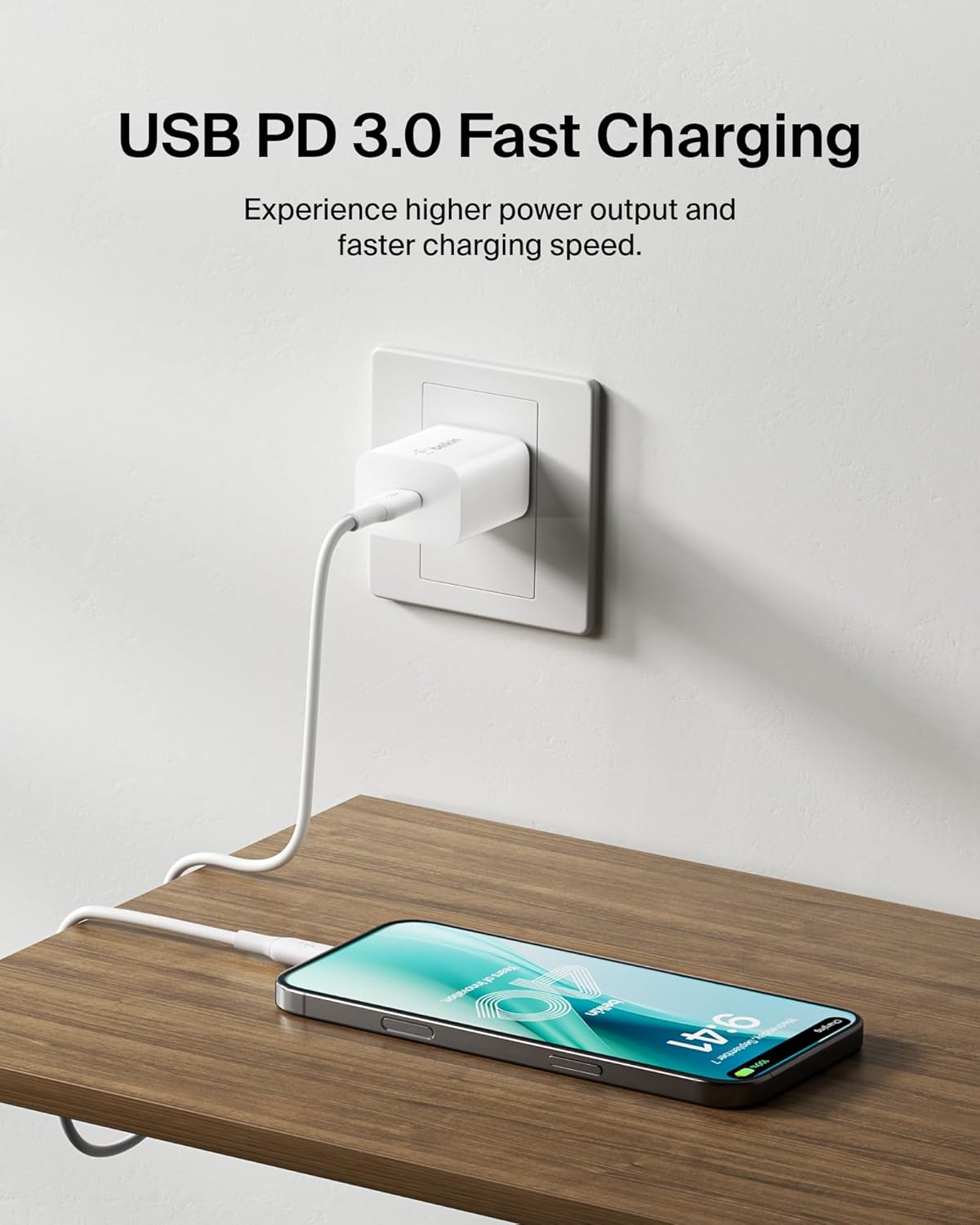 Belkin 20W USB-C Wall Charger - Fast Charging