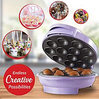Brentwood Cake Pop Maker Non-Stick 12-Slot - Purple