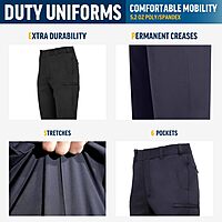 FLYING CROSS CORE STAT Men's Law Enforcement Pants, Class A 6-Pocket