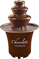 Nostalgia 3 Tier Electric Chocolate Fondue Fountain Machine for Parties - Melts Cheese, Queso, Candy