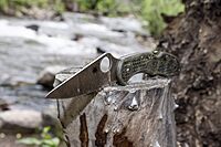 SPYDERCO Delica 4 Lightweight Signature Folding Knife with Flat-Ground VG-10 Blade and FRN Handle