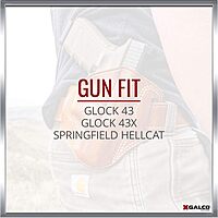 GALCO Combat Master Leather Belt Holster